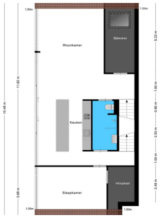 Floorplan - West 49G, 1633 JD Avenhorn